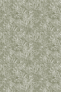 Jungle Wallpaper - Khaki