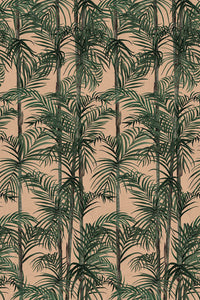 Bamboo Wallpaper - Afternoon Blush