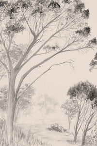 Trees Wallpaper - Cream